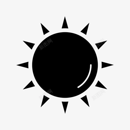 太阳能量热量svg_新图网 https://ixintu.com 太阳 太阳能 能量 热量 晴天 天文学