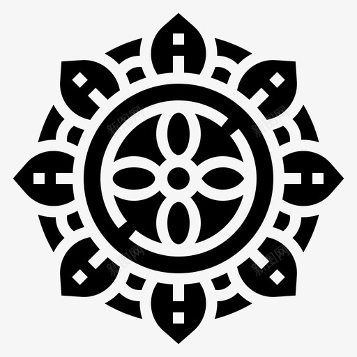 波西米亚艺术文化svg_新图网 https://ixintu.com 波西 米亚 艺术文化 装饰 印度 曼荼