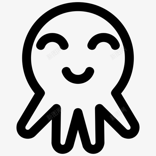 章鱼水生动物软体动物svg_新图网 https://ixintu.com 动物 章鱼 水生 软体 海洋 海龟 海鲜