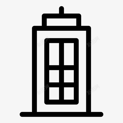 警察箱电话亭电话箱svg_新图网 https://ixintu.com 电话 警察 电话亭 呼叫 杂项