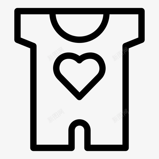 睡衣婴儿服连衣裙svg_新图网 https://ixintu.com 婴儿 睡衣 连衣裙 连体衣 浴衣