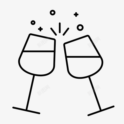 干杯开胃酒活动svg_新图网 https://ixintu.com 干杯 开胃 活动 酒杯 派对 巴黎