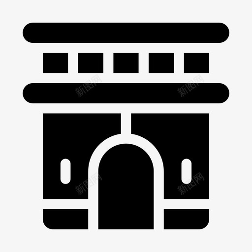 建筑城市文化svg_新图网 https://ixintu.com 建筑 城市 文化 大门 地标 纪念碑 历史