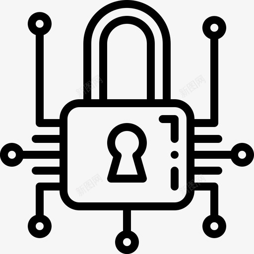 锁锁孔隐私svg_新图网 https://ixintu.com 锁孔 隐私 安全 技术 数据 保护