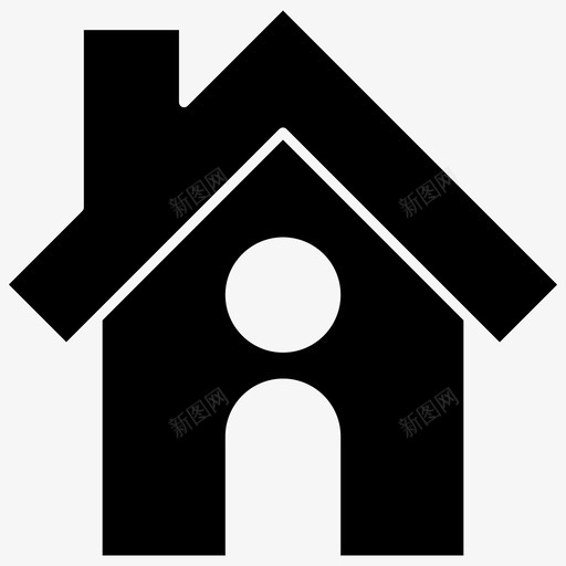 家建筑物地产svg_新图网 https://ixintu.com 建筑物 地产 主页 房子 坚固