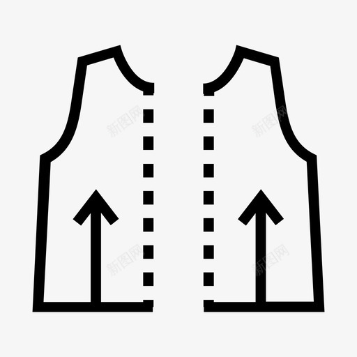 缝纫花样指示背心svg_新图网 https://ixintu.com 缝纫 花样 指示 背心 用品