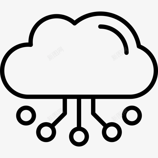 云数字互联网svg_新图网 https://ixintu.com 数字 互联网 网络技术