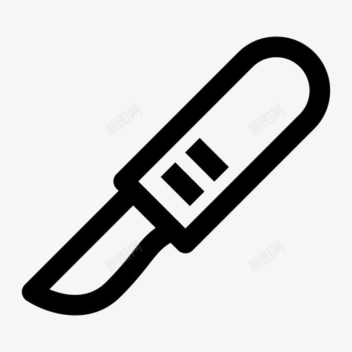 手术刀小刀医疗用品svg_新图网 https://ixintu.com 手术 小刀 医疗用品 外科 医疗