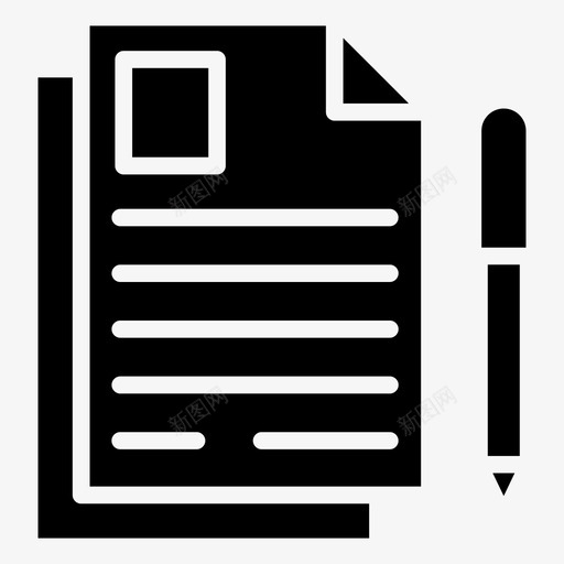 写作文件纸张svg_新图网 https://ixintu.com 纸张 写作 写作文 文件 铅笔 网络 通信