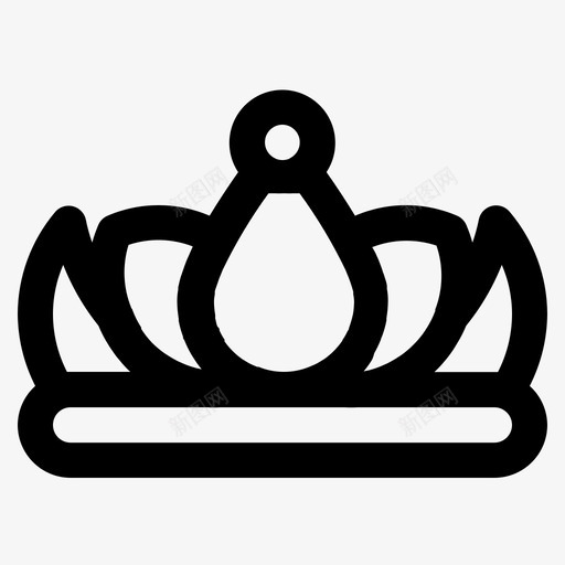 皇冠时尚公主svg_新图网 https://ixintu.com 皇冠 时尚 公主 皇后 奢侈品 轮廓
