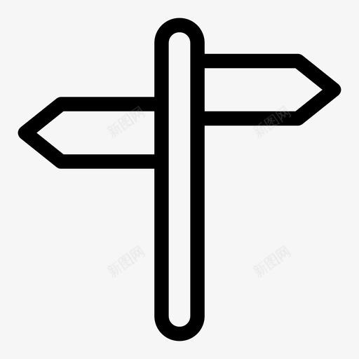路标方向信号svg_新图网 https://ixintu.com 路标 方向 信号 道路 驾校