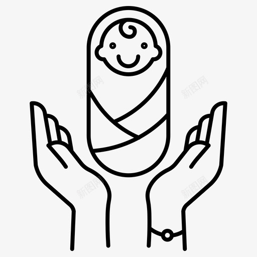 宝贝照顾孩子svg_新图网 https://ixintu.com 宝贝 照顾 孩子 保护 安全
