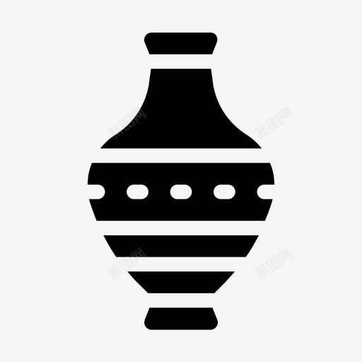 双耳瓶古董希腊svg_新图网 https://ixintu.com 双耳 古董 希腊 纪念碑 陶器 希腊神话 填充
