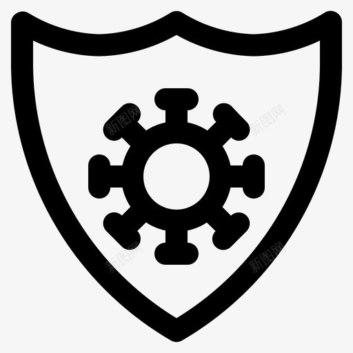 保护安全保密svg_新图网 https://ixintu.com 保护 安全保密 安全 屏蔽 病毒 传播