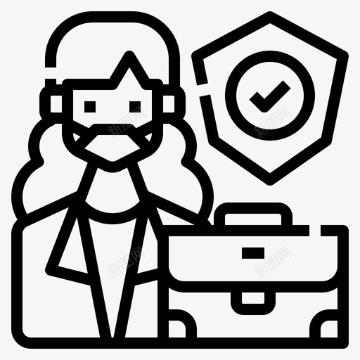 女商人化身职业svg_新图网 https://ixintu.com 商人 职业 化身 人物 用户 新常态 常态