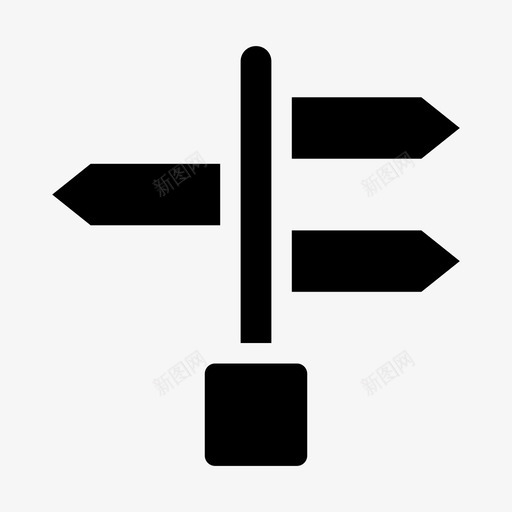 路标方向信号svg_新图网 https://ixintu.com 路标 方向 信号 招牌 交通 驾校