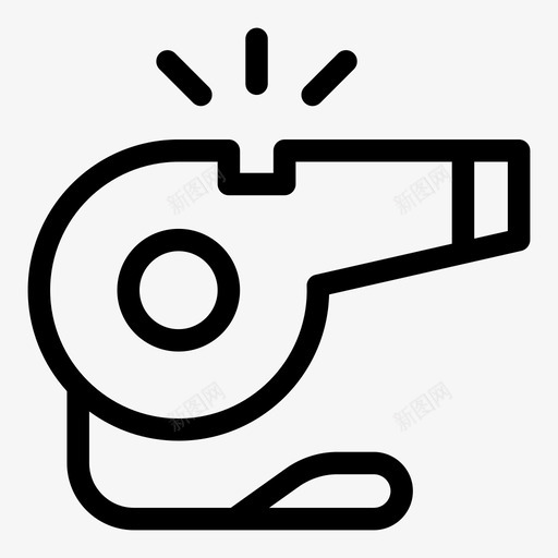 口哨音乐乐器svg_新图网 https://ixintu.com 口哨 音乐 乐器 工具 健身