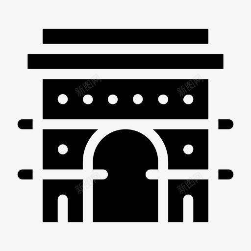 凯旋门工程欧洲svg_新图网 https://ixintu.com 凯旋门 工程 欧洲 法国 地标地 纪念碑