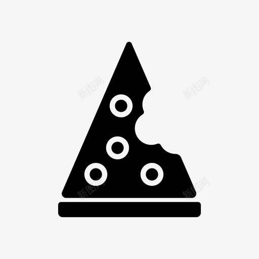 食品加工比萨饼回收svg_新图网 https://ixintu.com 食品加工 回收 比萨饼 标牌 圆形 图标