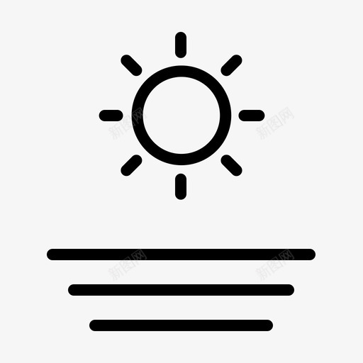太阳海滩早晨svg_新图网 https://ixintu.com 太阳 海滩 早晨 日出 日落 夏天