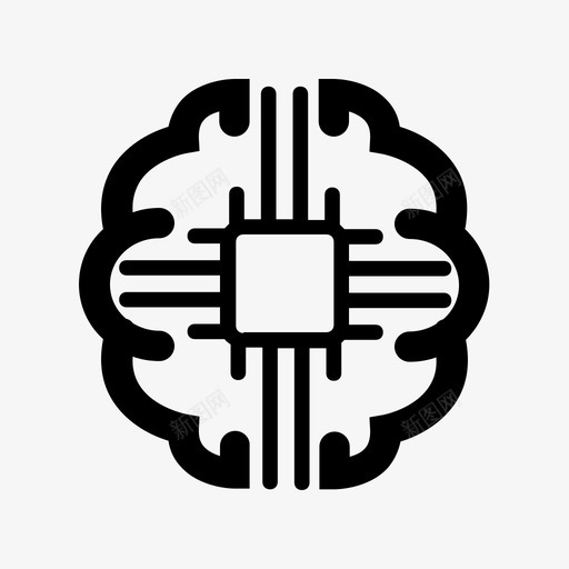 人工智能大脑未来svg_新图网 https://ixintu.com 人工智能 大脑 未来 科学技术