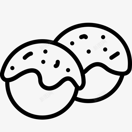 takoyaki食品日本svg_新图网 https://ixintu.com 小吃 日本 食品 图标