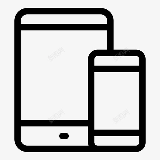响应式设备编辑工具svg_新图网 https://ixintu.com 响应 设备 编辑 工具 手机 平板电脑 设计