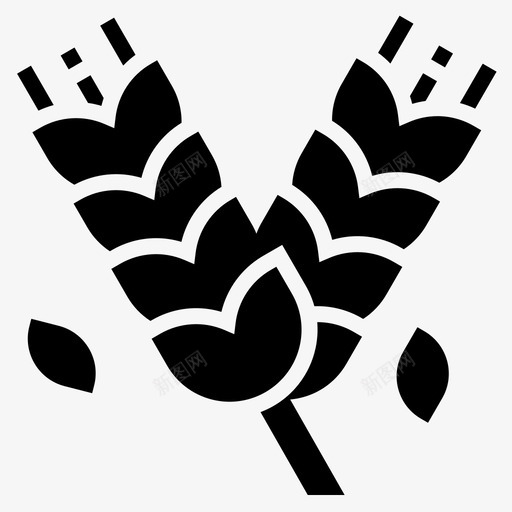 大麦树枝食物svg_新图网 https://ixintu.com 大麦 树枝 食物 自然 小麦 秋季 感恩