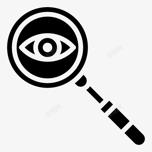 loupe医疗保健低视力svg_新图网 https://ixintu.com 医疗保健 视力 放大 医疗 搜索 验光师 雕文
