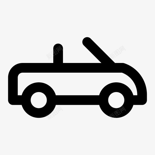 汽车敞篷车交通工具svg_新图网 https://ixintu.com 交通工具 汽车 敞篷车 旅行 旅行车 车辆 用户界面 网页 图标 粗体