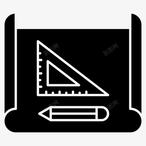 蓝图建筑师图纸svg_新图网 https://ixintu.com 蓝图 建筑师 图纸 工程 杂项