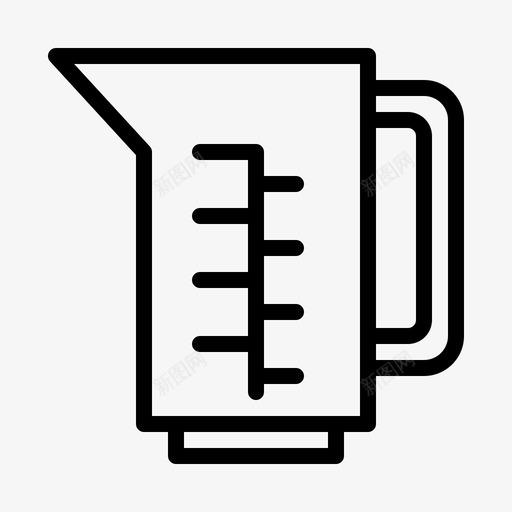 量杯设备厨房svg_新图网 https://ixintu.com 量杯 设备 厨房