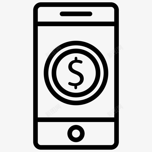 移动支付银行应用商业svg_新图网 https://ixintu.com 移动 支付 银行 应用 商业 美元 在线支付 搜索引擎 优化 网络