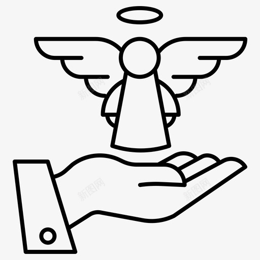 天使关怀保护svg_新图网 https://ixintu.com 天使 关怀 保护 安全