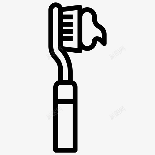 牙刷牙科牙科护理svg_新图网 https://ixintu.com 牙刷 牙科 护理 牙膏 健康 日常用品