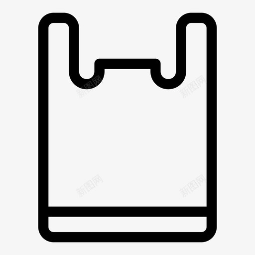 塑料袋购物者购物袋svg_新图网 https://ixintu.com 塑料袋 购物者 购物袋 超市 食品 配送