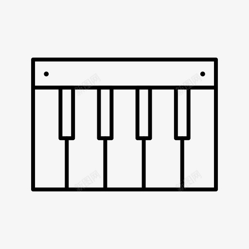钢琴音乐钢琴键svg_新图网 https://ixintu.com 钢琴 音乐 琴键 演奏 家用电器