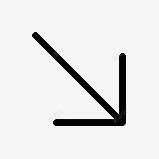 右下箭头交互uxuisvg_新图网 https://ixintu.com 右下 箭头 交互