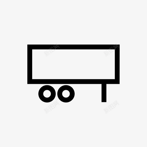 拖车物流卡车svg_新图网 https://ixintu.com 拖车 物流 卡车 仓库