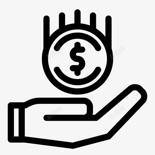 退款电子商务钱svg_新图网 https://ixintu.com 退款 电子商务 网上商店