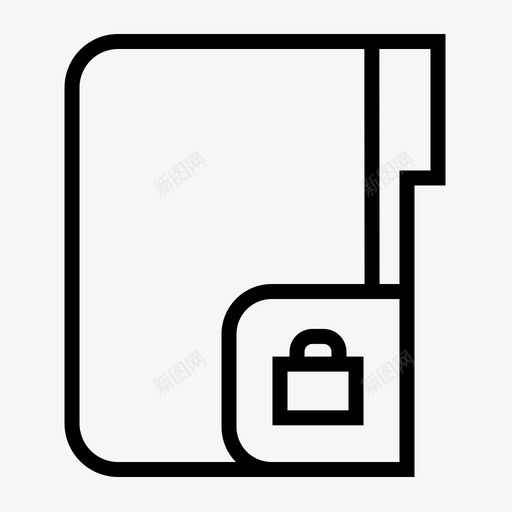文件夹锁定业务计算机svg_新图网 https://ixintu.com 文件夹 锁定 业务 计算机 文档 用户界面