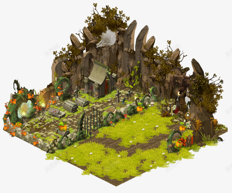 Dofus Halloween 02 by Weequays on deviantARTUI界面png免抠素材_新图网 https://ixintu.com 界面