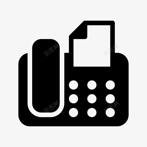 传真机电话传统和现代通讯工具svg_新图网 https://ixintu.com 传真机 电话 传统 统和 现代 通讯 工具