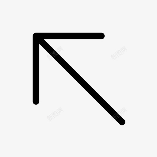 向左上箭头交互uxuisvg_新图网 https://ixintu.com 左上 箭头 交互