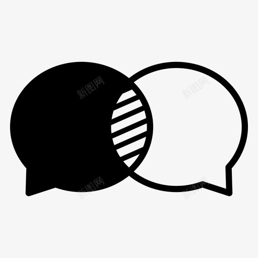 沟通讨论人际关系svg_新图网 https://ixintu.com 沟通 讨论 人际关系 语言