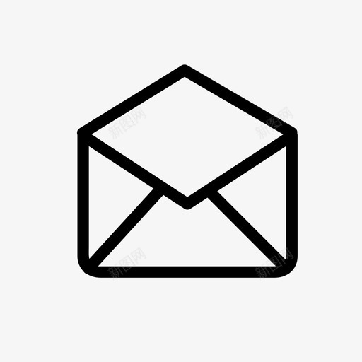 信封已读svg_新图网 https://ixintu.com 信封 已读