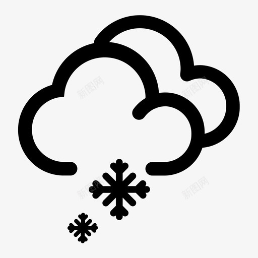 小雪中雪svg_新图网 https://ixintu.com 小雪 雪中 天气