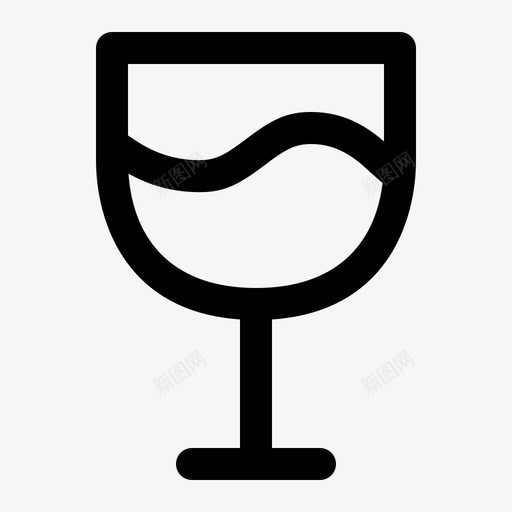 高脚杯4svg_新图网 https://ixintu.com 高脚杯