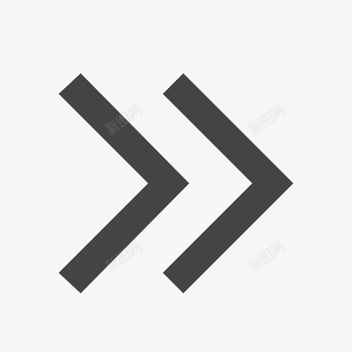 箭头向左两次svg_新图网 https://ixintu.com 箭头 向左 两次