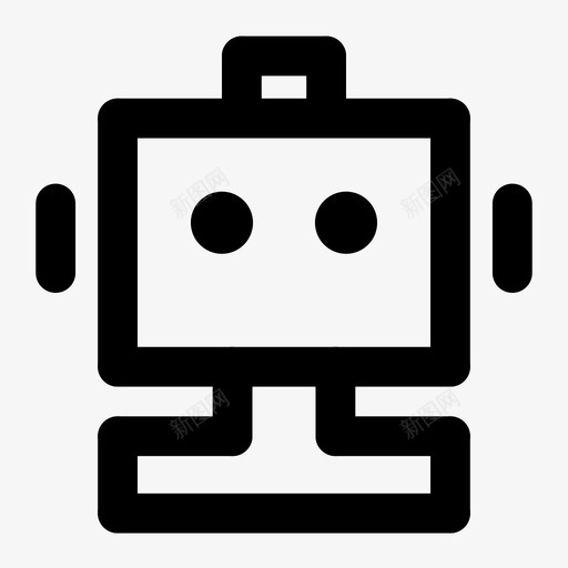 AI雷达svg_新图网 https://ixintu.com 雷达 线性 单色